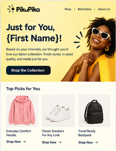 PikuPika — Personalized Launch Campaign